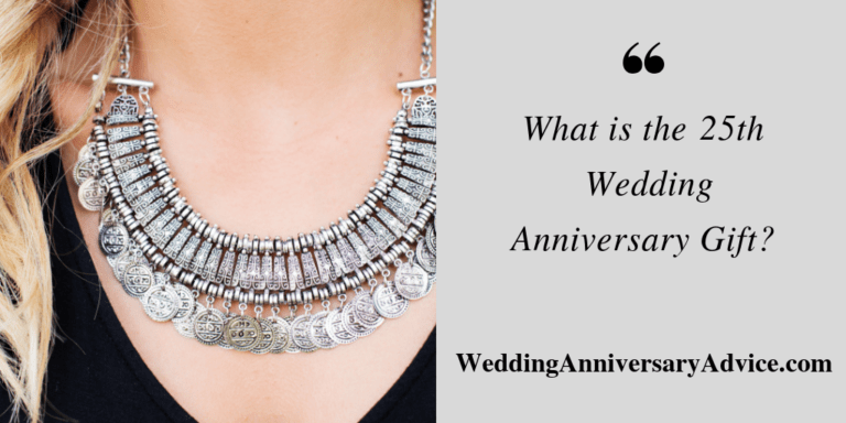 what is the 25th wedding anniversary gift