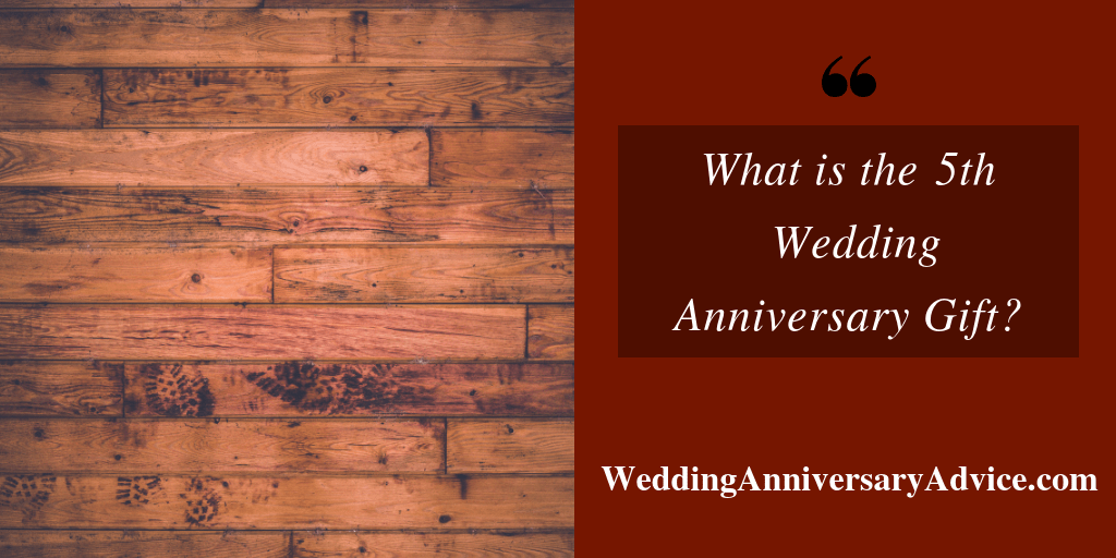 what is the 5th wedding anniversary gift